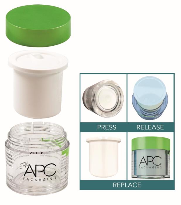 Refillable Sustainable Jar from APC Packaging